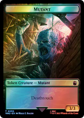 Alien Rhino // Mutant Double-Sided Token (Surge Foil) [Doctor Who Tokens] | Local Legends