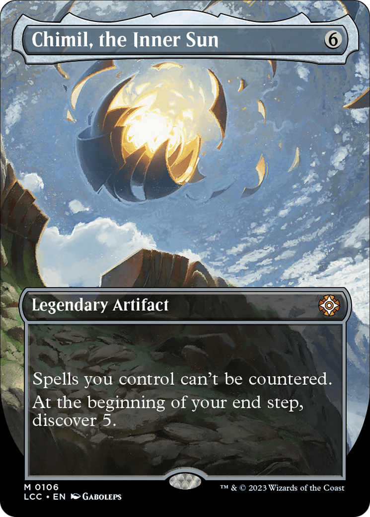 Chimil, the Inner Sun (Borderless) [The Lost Caverns of Ixalan Commander] | Local Legends