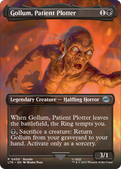 Gollum, Patient Plotter (Borderless Alternate Art) [The Lord of the Rings: Tales of Middle-Earth] | Golgari Games