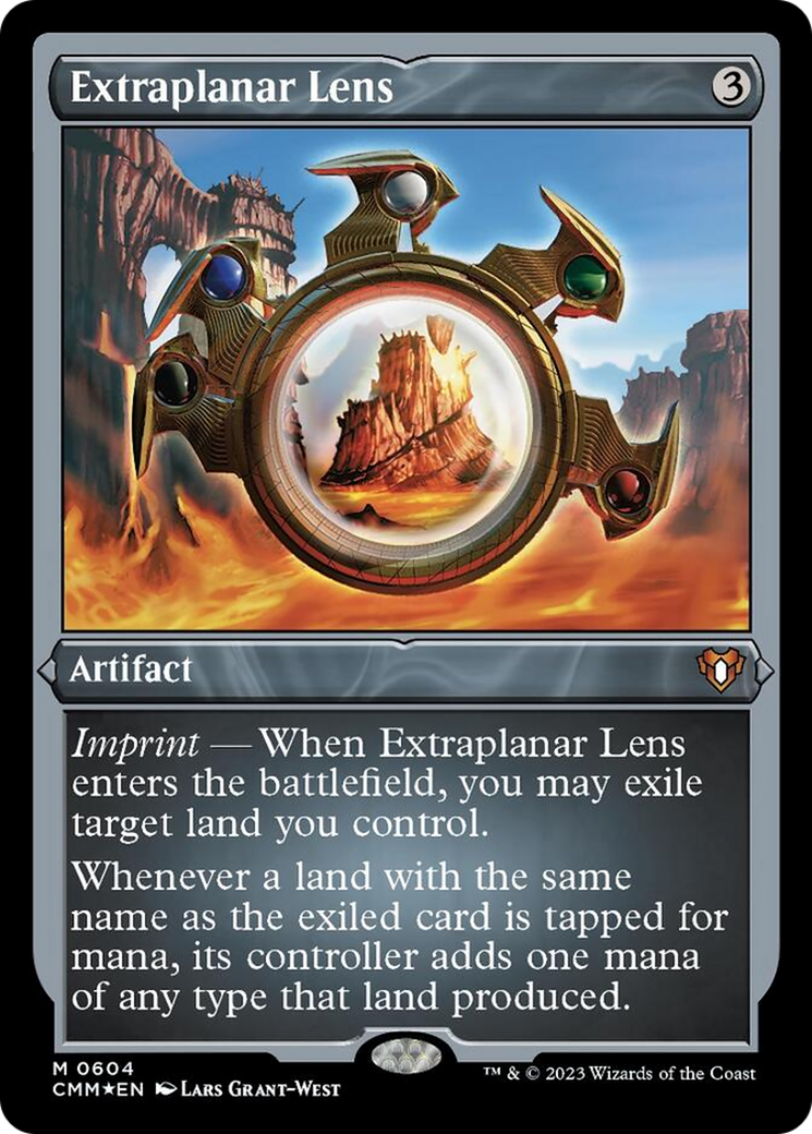 Extraplanar Lens (Foil Etched) [Commander Masters] | Local Legends