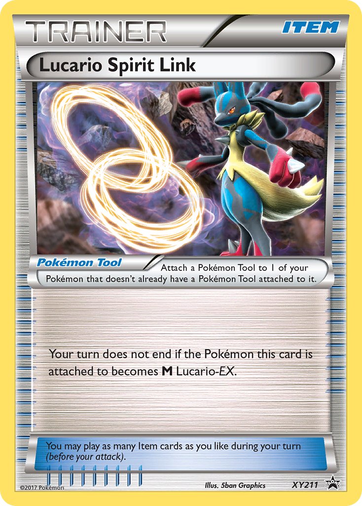 Lucario Spirit Link (XY211) [XY: Black Star Promos] | Golgari Games