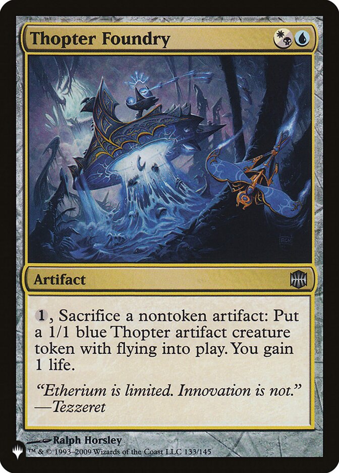 Thopter Foundry [The List] | Local Legends
