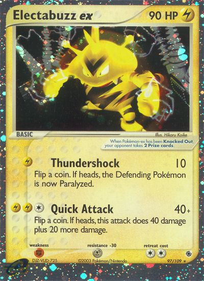 Electabuzz ex (97/109) [EX: Ruby & Sapphire] | Golgari Games