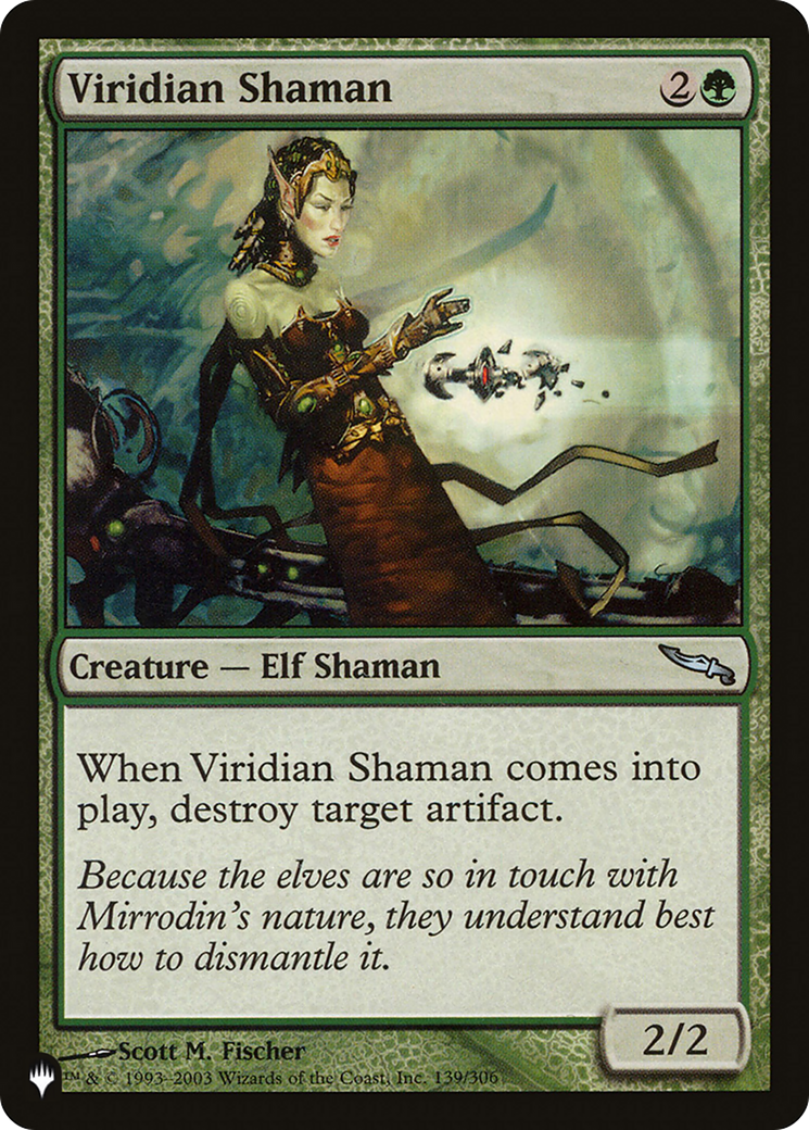 Viridian Shaman [The List Reprints] | Golgari Games