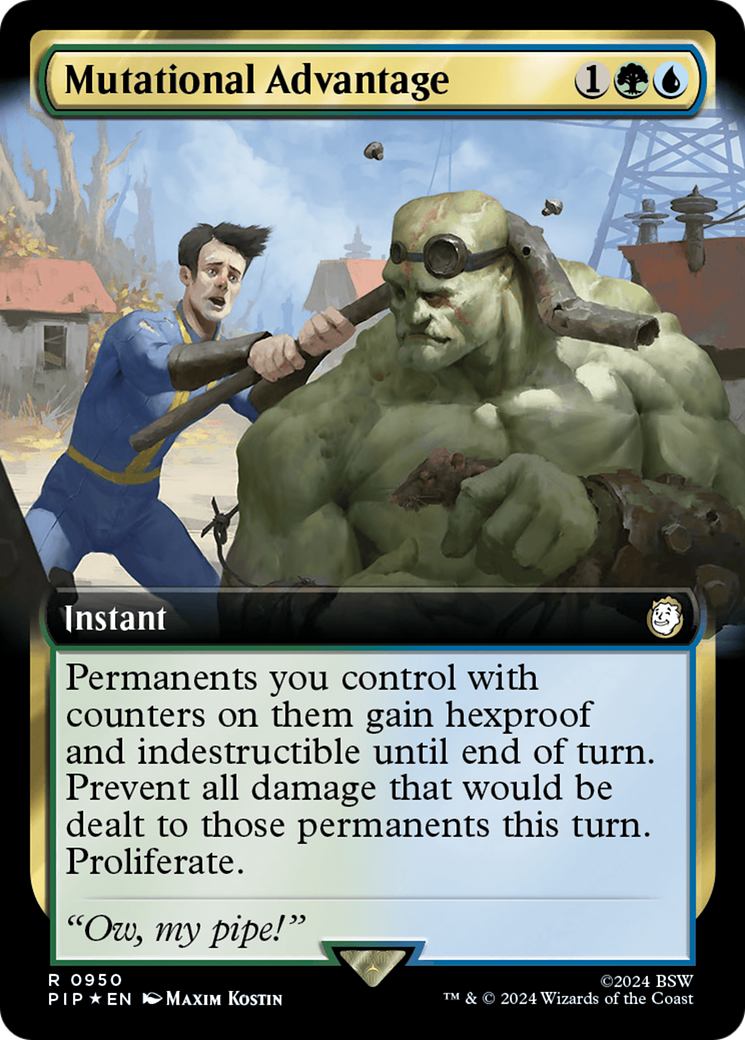 Mutational Advantage (Extended Art) (Surge Foil) [Fallout] | Local Legends