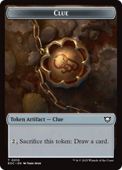 Copy // Clue Double-Sided Token [Edge of Eternities Commander Tokens] | Local Legends
