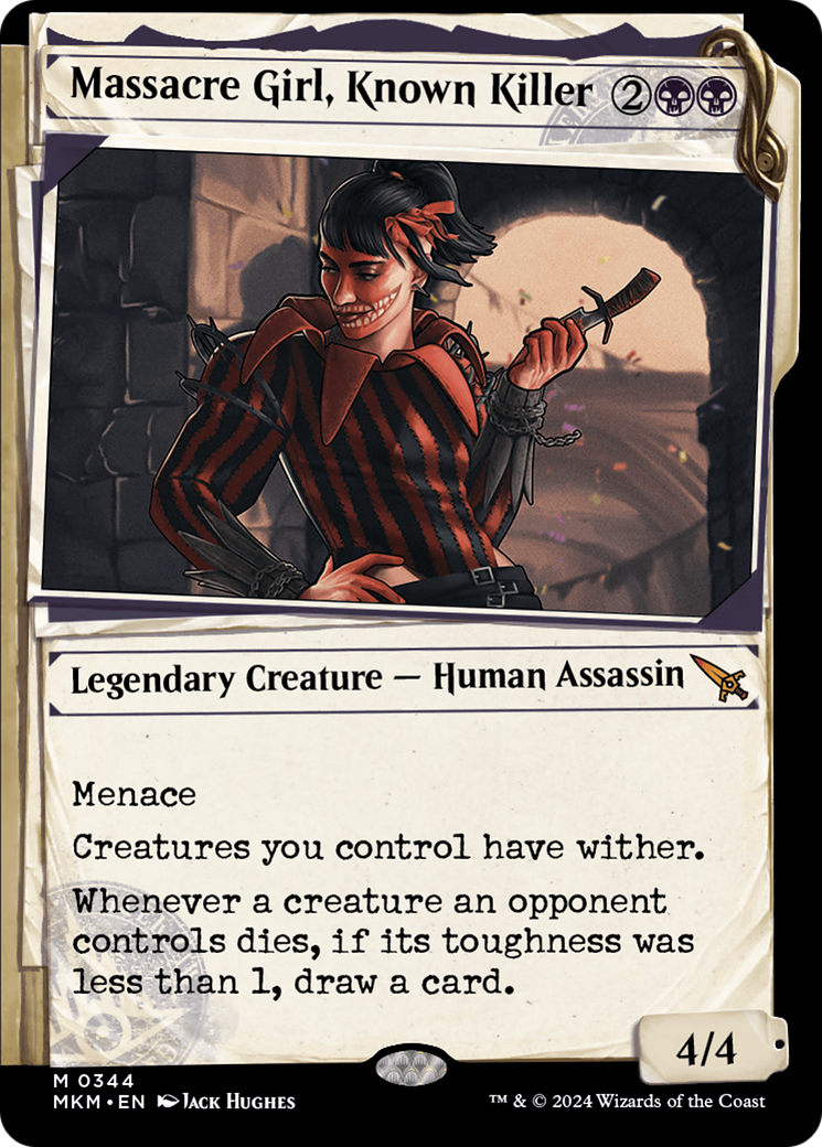 Massacre Girl, Known Killer (Showcase) [Murders at Karlov Manor] | Local Legends
