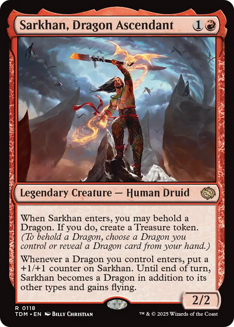 Sarkhan, Dragon Ascendant (118) [Tarkir: Dragonstorm] | Local Legends
