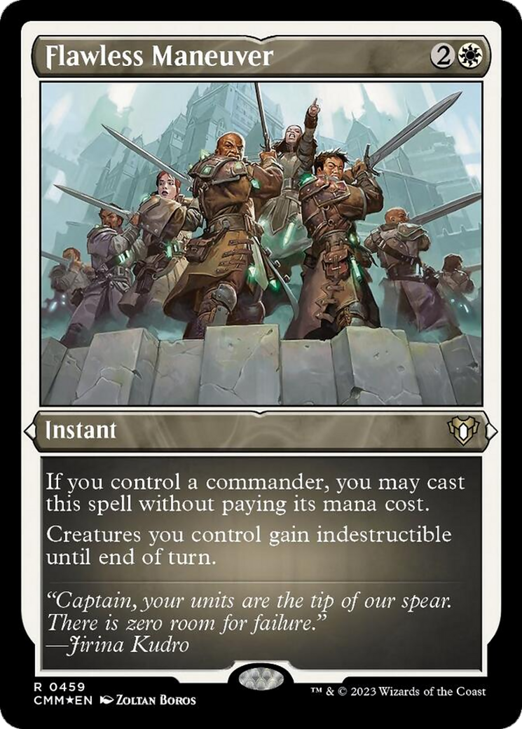 Flawless Maneuver (Foil Etched) [Commander Masters] | Local Legends