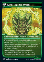 Teachings of the Kirin // Kirin-Touched Orochi (Showcase Soft Glow) [Kamigawa: Neon Dynasty] | Golgari Games