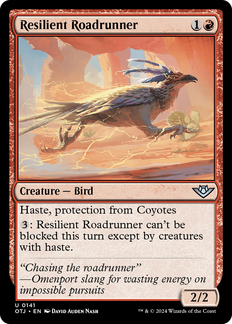 Resilient Roadrunner [Outlaws of Thunder Junction] | Golgari Games