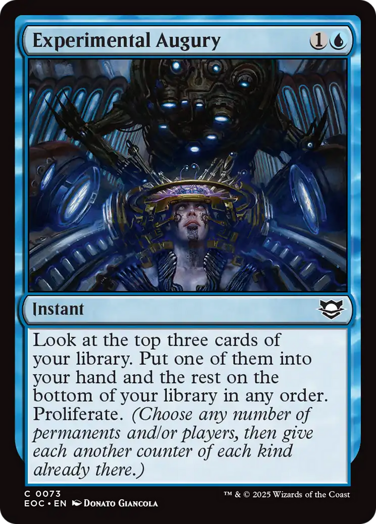Experimental Augury [Edge of Eternities Commander] | Local Legends