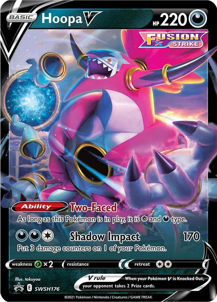 Hoopa V (SWSH176) (Jumbo Card) [Sword & Shield: Black Star Promos] | Local Legends