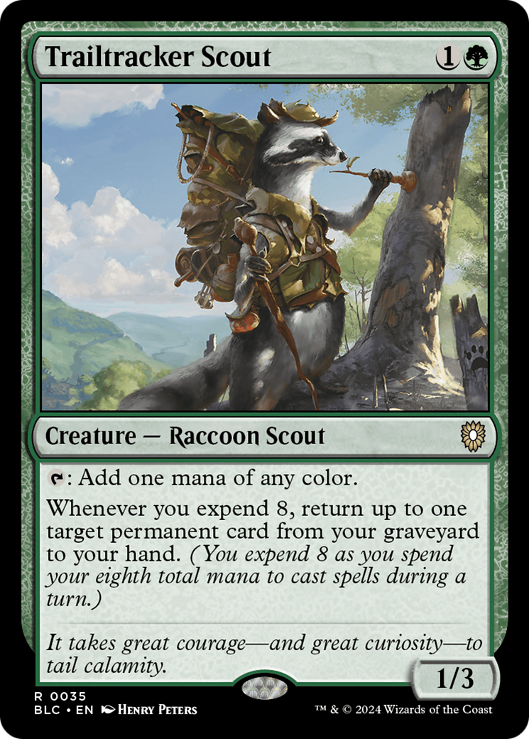 Trailtracker Scout [Bloomburrow Commander] | Local Legends