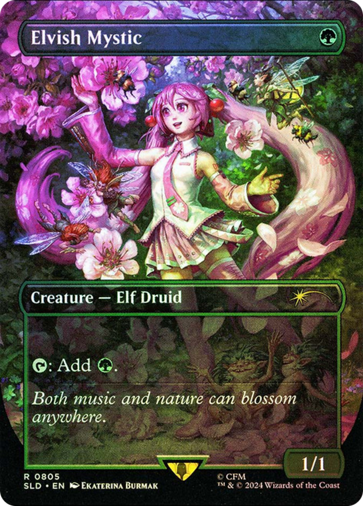Elvish Mystic (0805) (Rainbow Foil) [Secret Lair Drop Series] | Local Legends