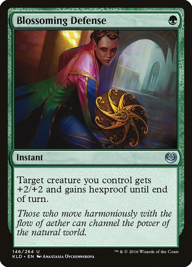 Blossoming Defense [Kaladesh] | Local Legends