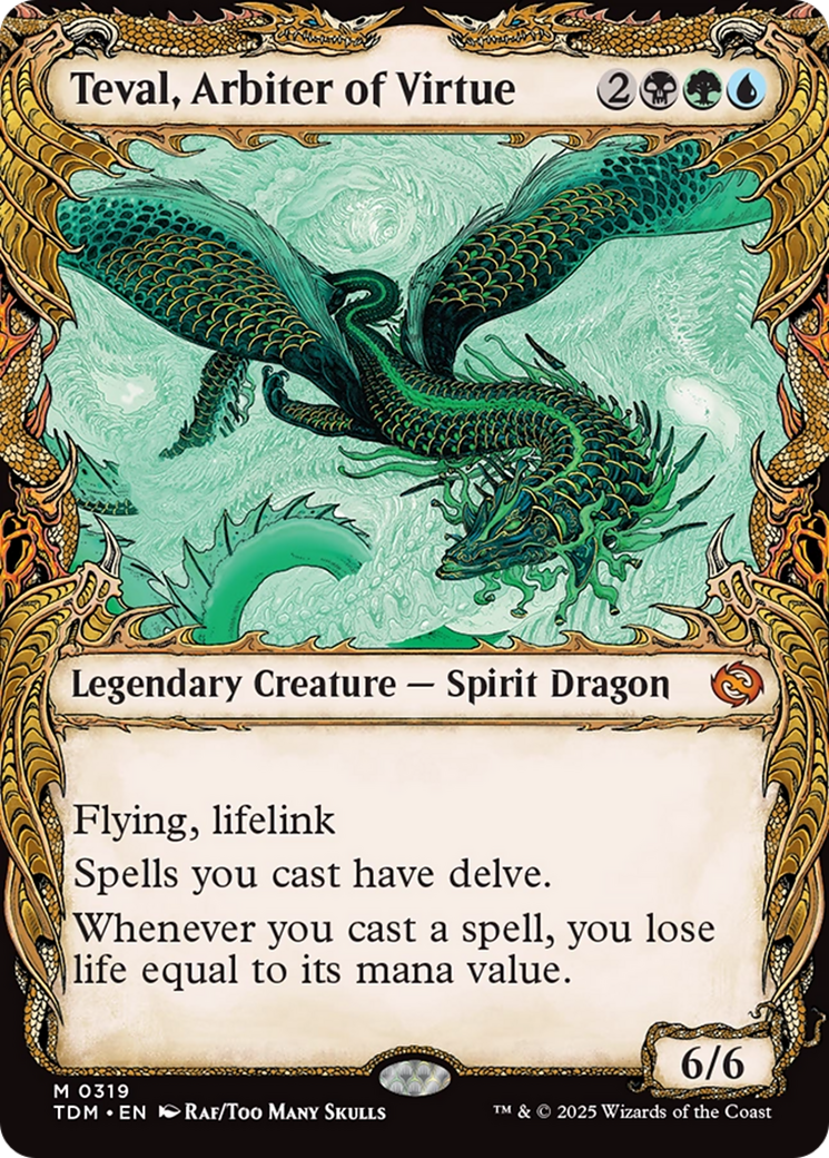 Teval, Arbiter of Virtue (Showcase) [Tarkir: Dragonstorm] | Local Legends