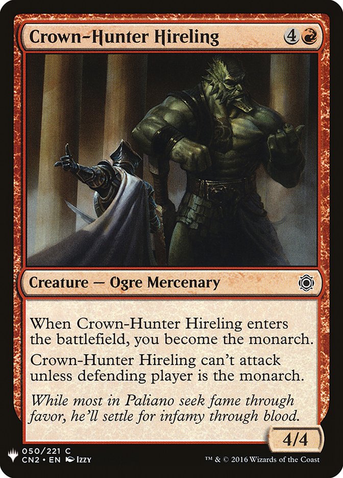 Crown-Hunter Hireling [Mystery Booster] | Golgari Games