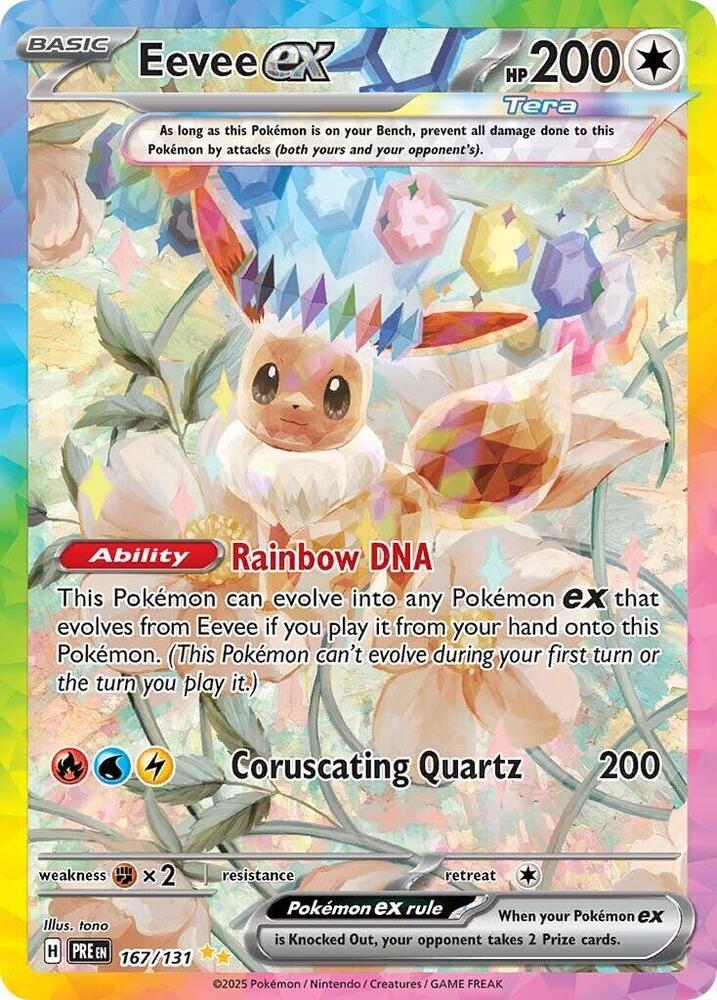 Eevee ex (167/131) [Scarlet & Violet: Prismatic Evolutions] | Local Legends