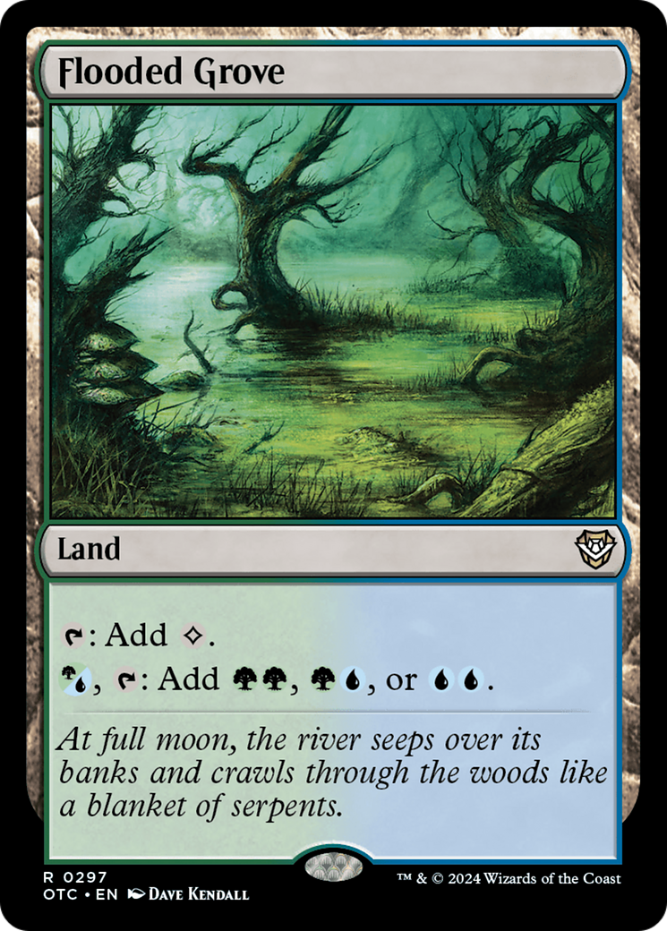 Flooded Grove [Outlaws of Thunder Junction Commander] | Local Legends