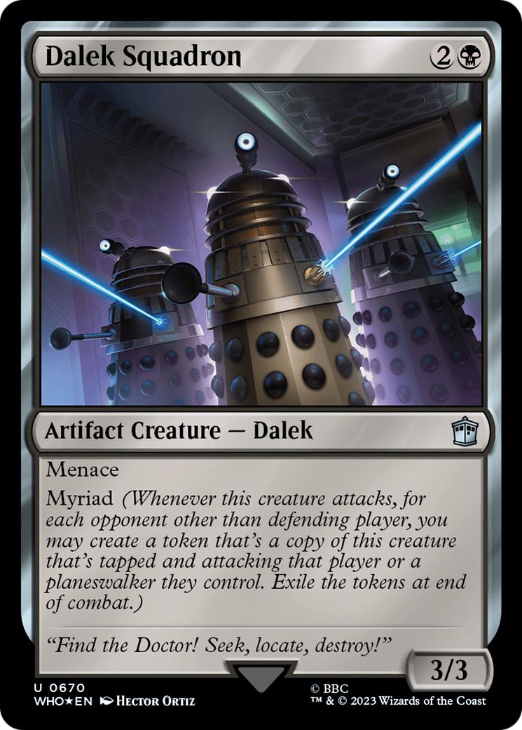 Dalek Squadron (Surge Foil) [Doctor Who] | Local Legends