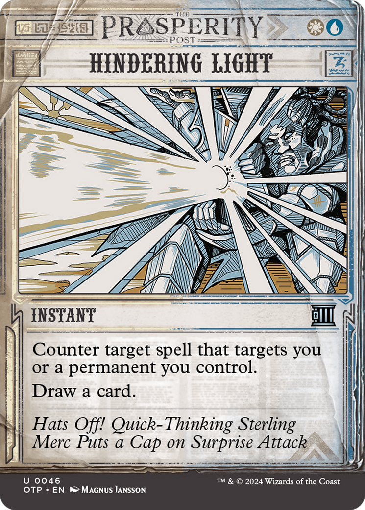 Hindering Light [Outlaws of Thunder Junction: Breaking News] | Local Legends