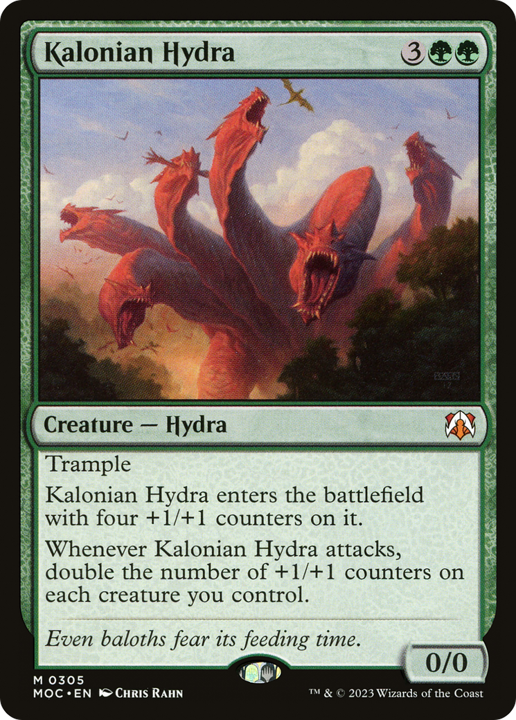 Kalonian Hydra [March of the Machine Commander] | Golgari Games