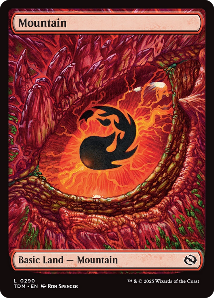 Mountain (0290) [Tarkir: Dragonstorm] | Local Legends