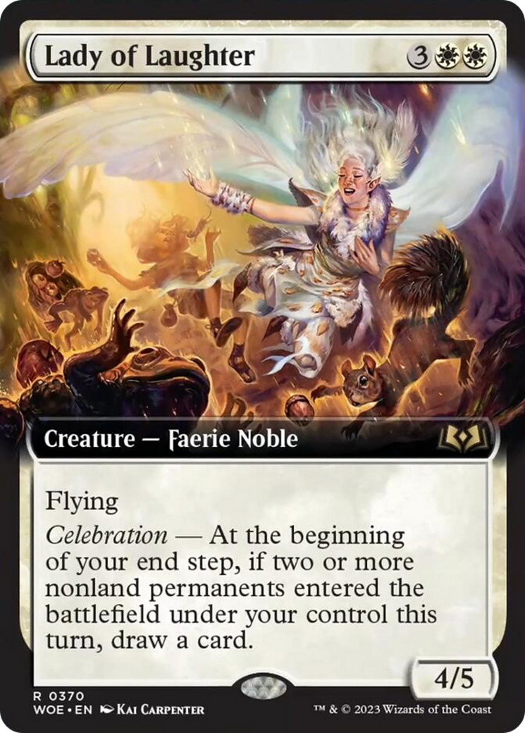 Lady of Laughter (Extended Art) [Wilds of Eldraine] | Local Legends