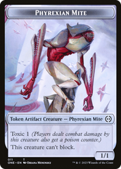 Phyrexian Mite (011) // Phyrexian Golem Double-Sided Token [Phyrexia: All Will Be One Tokens] | Local Legends