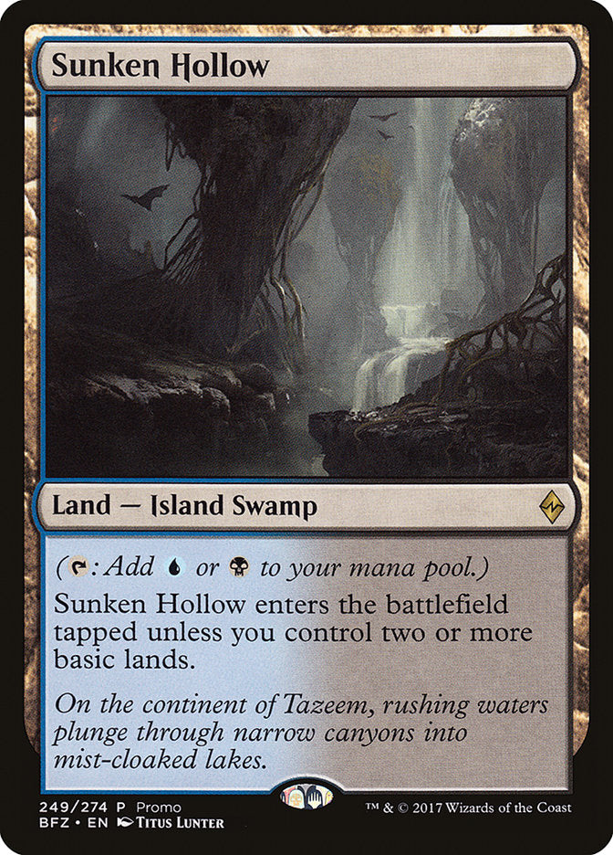 Sunken Hollow (Promo) [Standard Showdown Promos] | Golgari Games