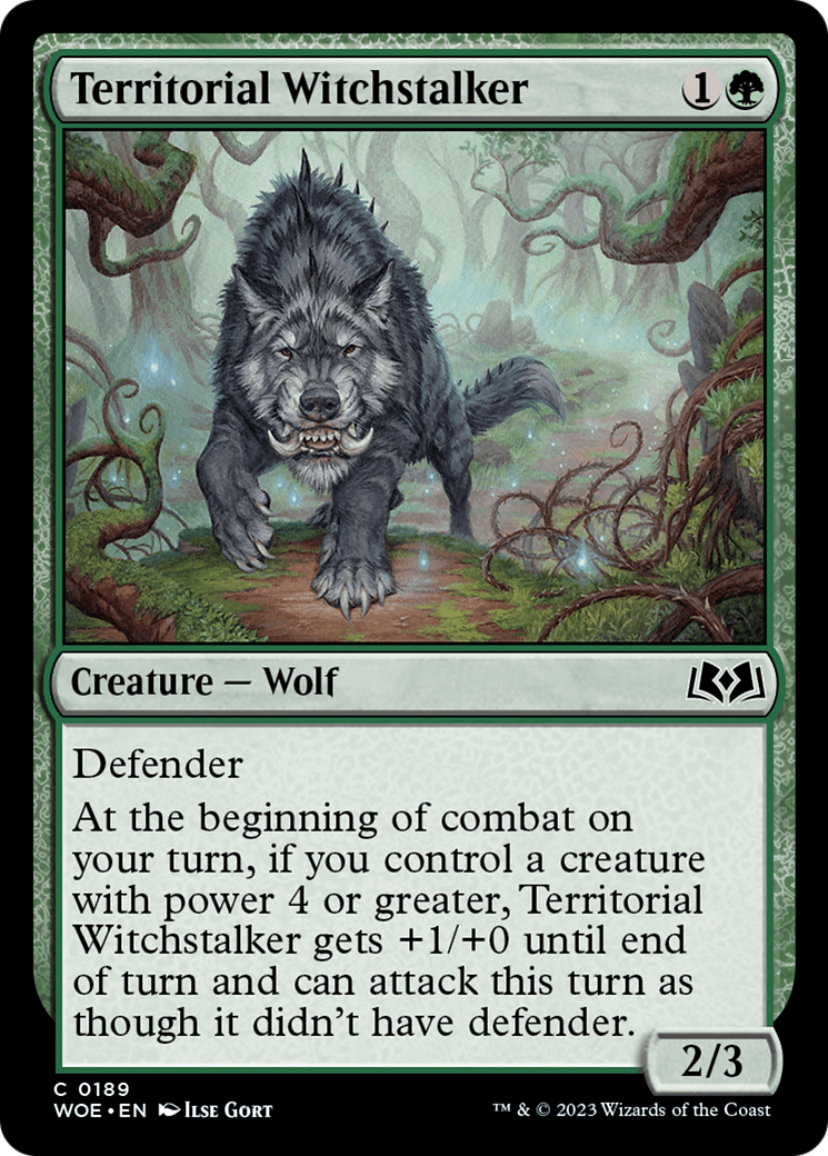 Territorial Witchstalker [Wilds of Eldraine] | Local Legends
