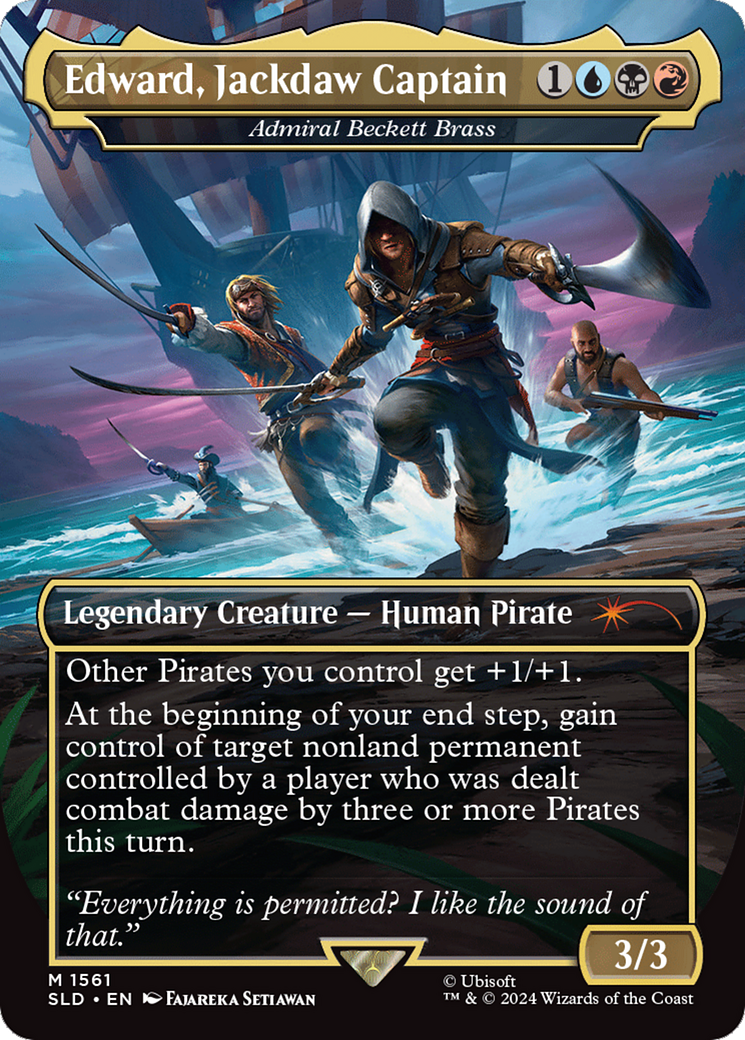 Edward, Jackdaw Captain - Admiral Beckett Brass [Secret Lair Drop Series] | Local Legends