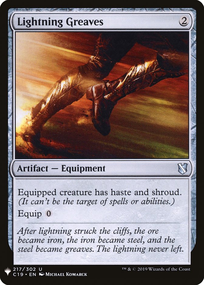 Lightning Greaves [Mystery Booster] | Local Legends
