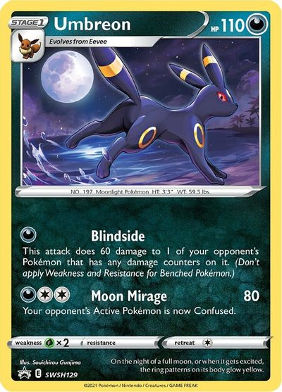 Umbreon (SWSH129) [Sword & Shield: Black Star Promos] | Local Legends