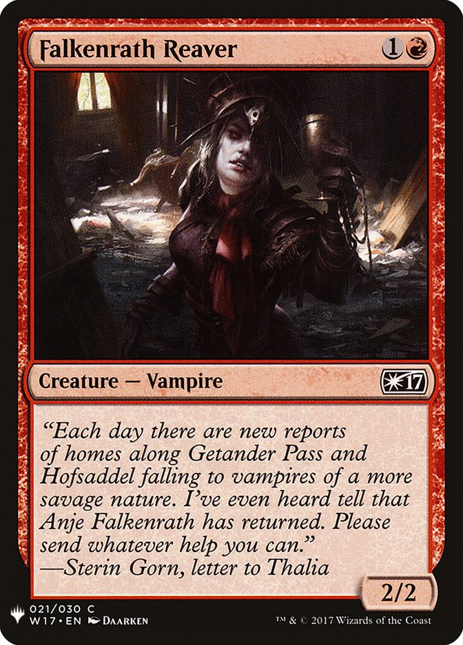 Falkenrath Reaver [Mystery Booster] | Local Legends