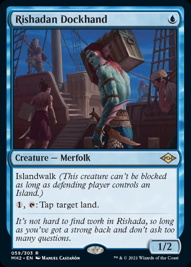 Rishadan Dockhand [Modern Horizons 2] | Golgari Games