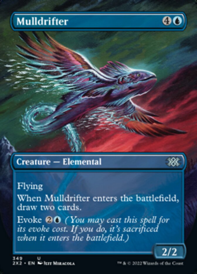 Mulldrifter (Borderless Alternate Art) [Double Masters 2022] | Local Legends