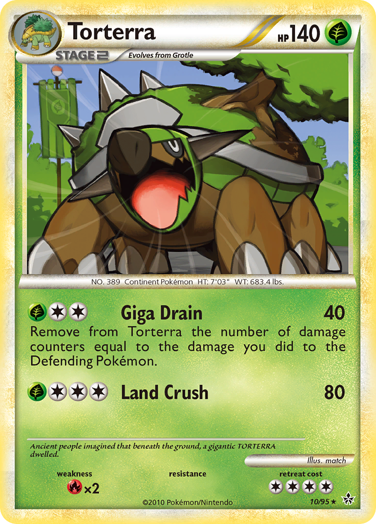 Torterra (10/95) [HeartGold & SoulSilver: Unleashed] | Golgari Games