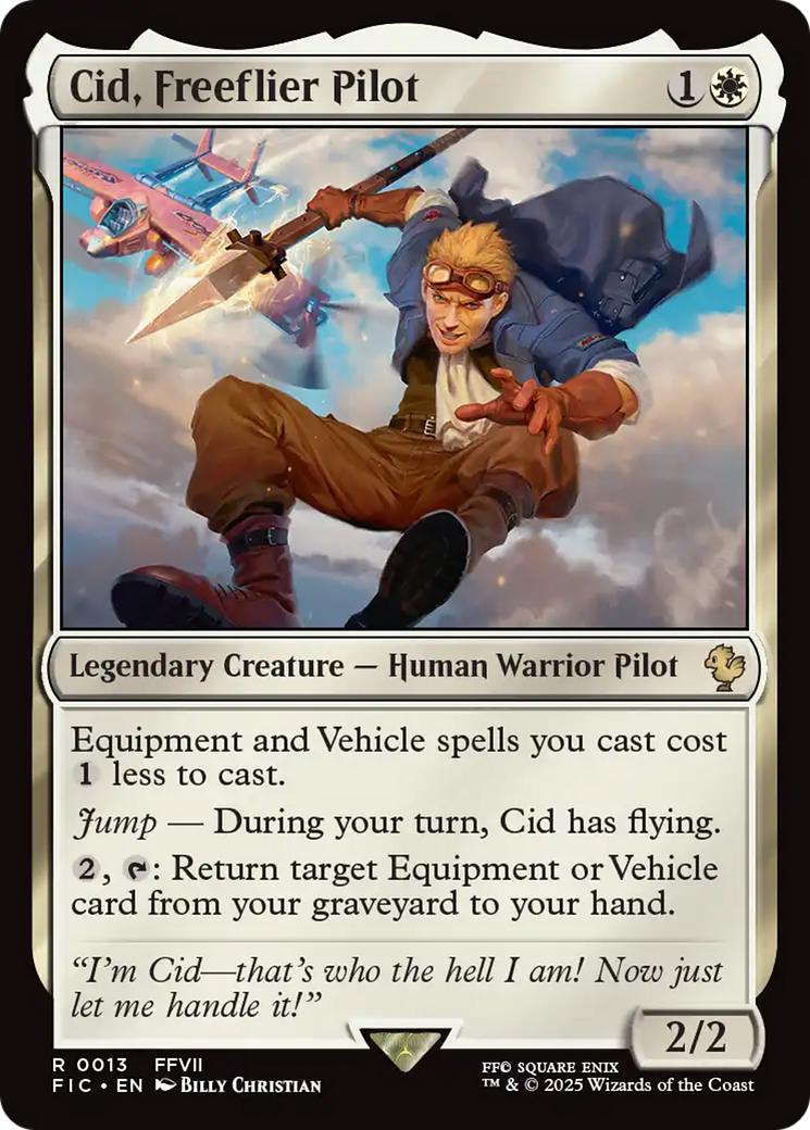 Cid, Freeflier Pilot [FINAL FANTASY Commander] | Local Legends