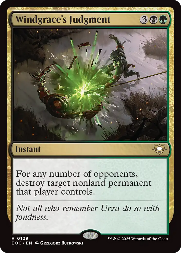 Windgrace's Judgment [Edge of Eternities Commander] | Local Legends