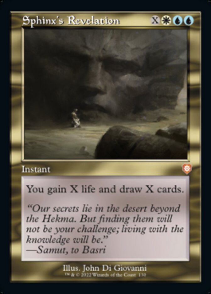 Sphinx's Revelation (Retro) [The Brothers' War Commander] | Local Legends