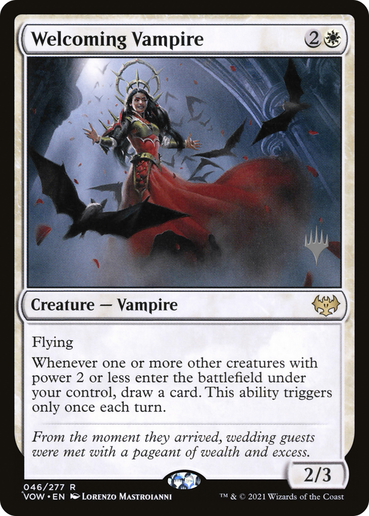 Welcoming Vampire (Promo Pack) [The Brothers' War Promos] | Golgari Games