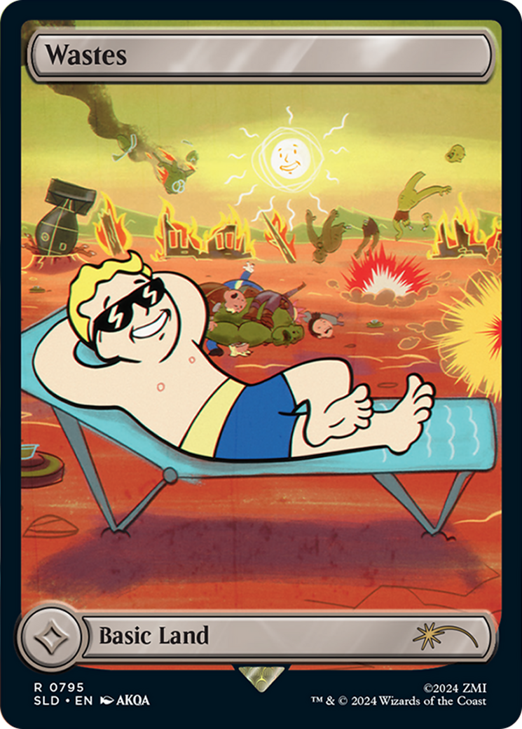 Wastes (795) (Rainbow Foil) [Secret Lair Drop Series] | Local Legends