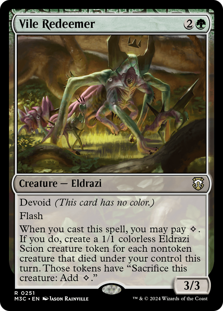 Vile Redeemer (Ripple Foil) [Modern Horizons 3 Commander] | Local Legends