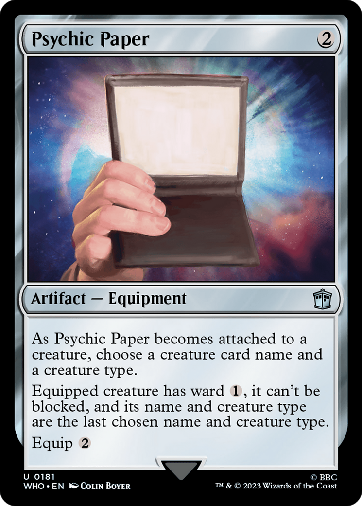 Psychic Paper [Doctor Who] | Local Legends