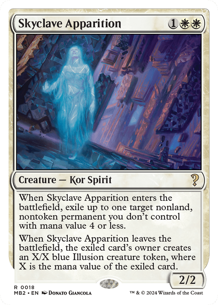 Skyclave Apparition (White Border) [Mystery Booster 2] | Local Legends