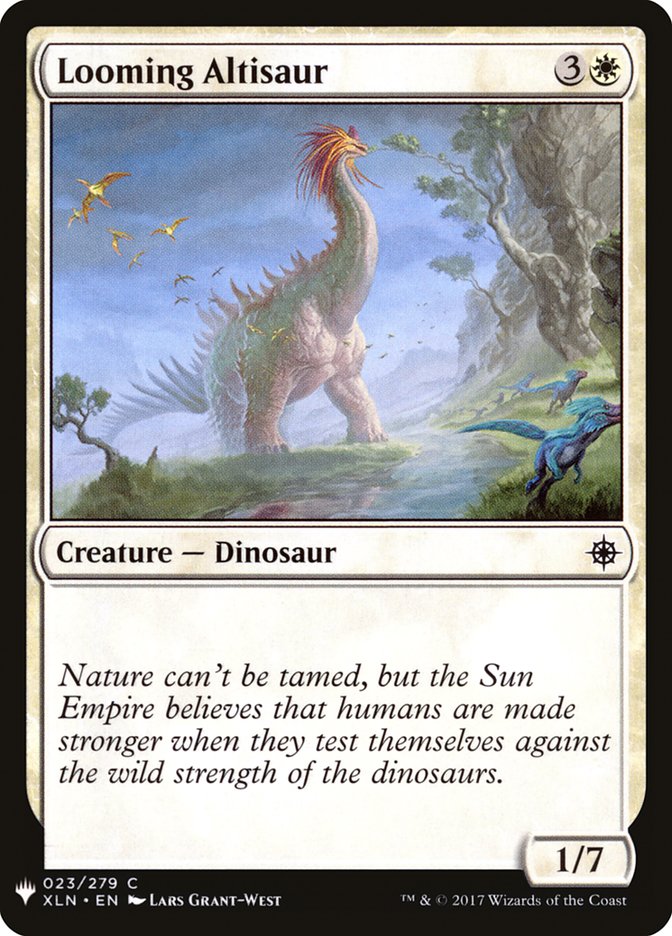 Looming Altisaur [Mystery Booster] | Local Legends