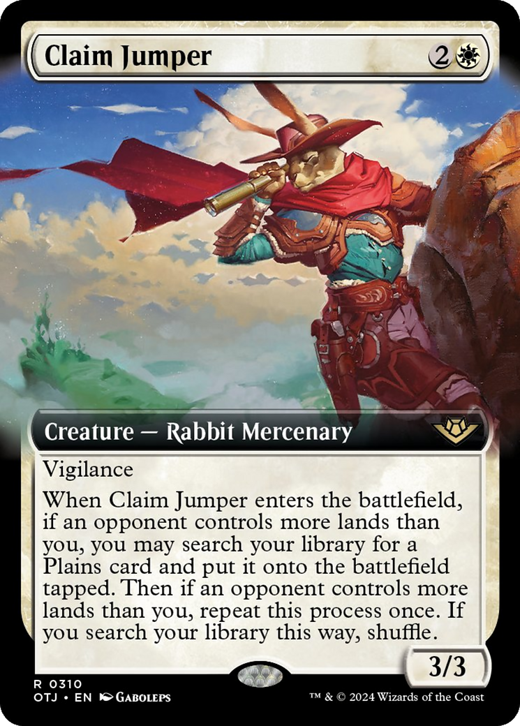 Claim Jumper (Extended Art) [Outlaws of Thunder Junction] | Local Legends