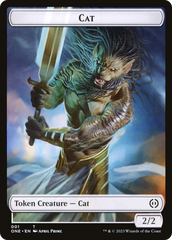 Cat Token [Phyrexia: All Will Be One Tokens] | Golgari Games